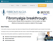 Tablet Screenshot of fibromyalgiatreatmentgroup.com